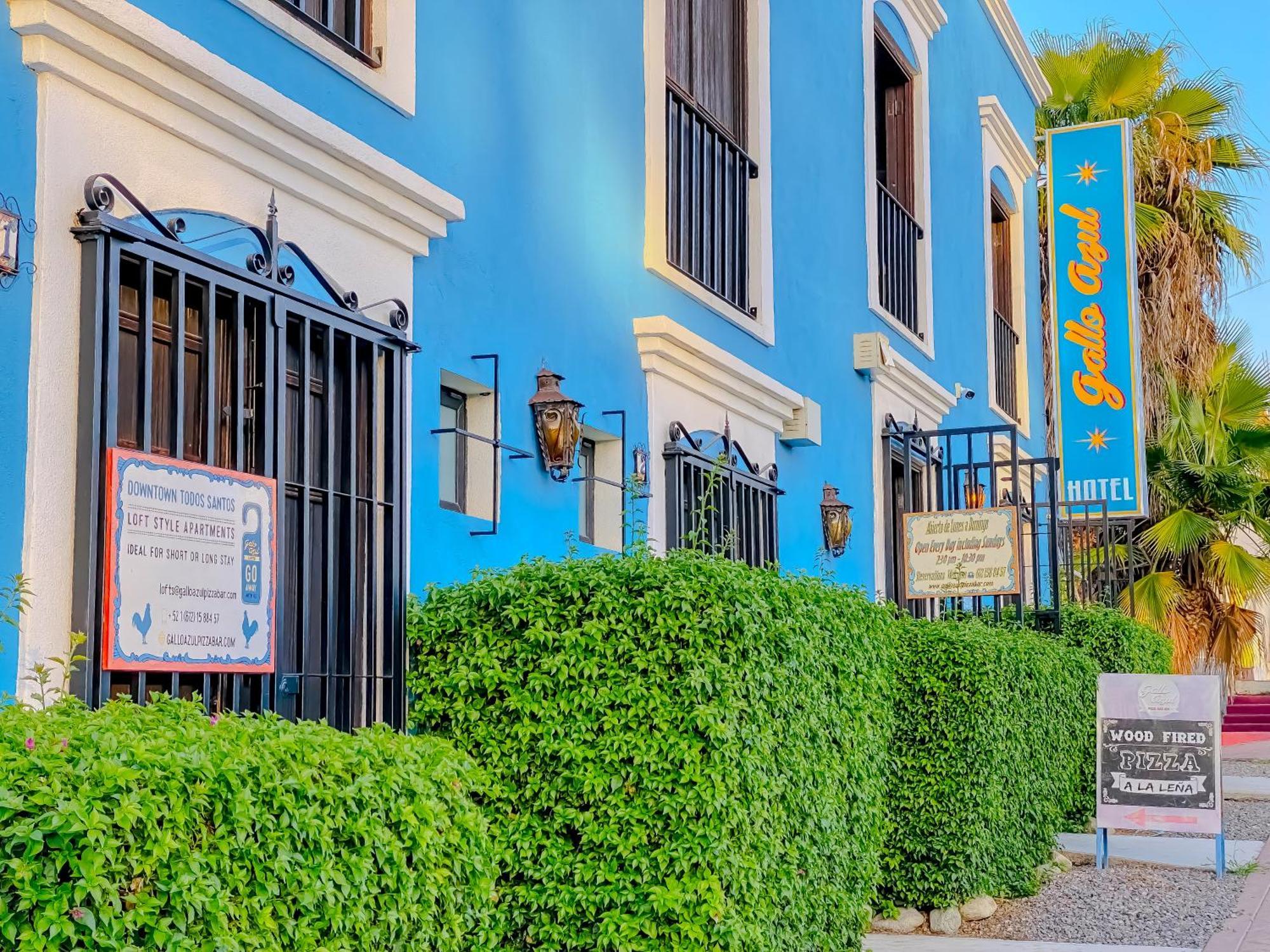 Gallo Azul Hotel, En El Corazon De Тодос Сантос Екстериор снимка